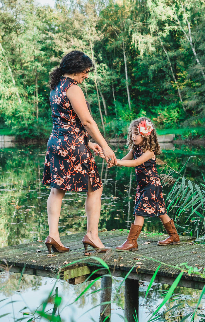 Moeder en dochter twinning jurk - mummy & me matching dresses by Just Like Mommy 'z